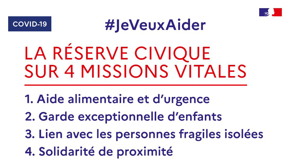 Lancement De La Plateforme Jeveuxaider.gouv.fr – Réserve Civique COVID ...